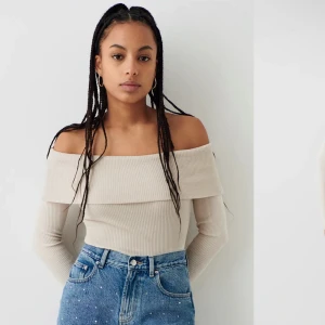 Offshoulder tröja - Säljer denna offshoulder tröjan från ginatricot, väldigt skön och mjuk material, aldrig använd💕