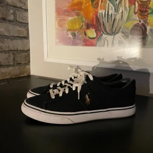 Polo raulph Lauren  - Säljer nu dessa jätte fina polo skor, skicket på dom är perfekt och skulle säga att dom inte har någon syn på användning. Nypris runt 600-700kr