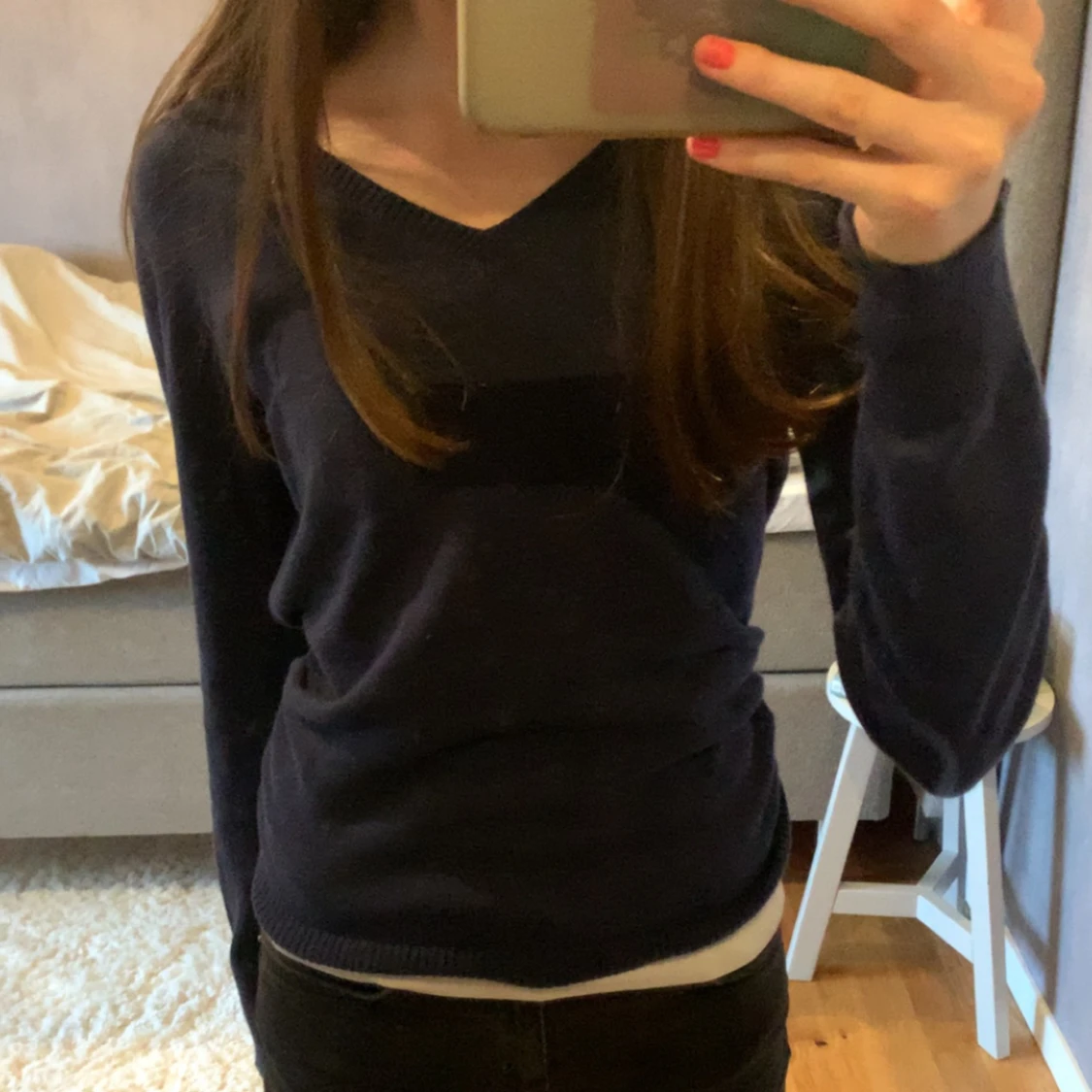 Mörk blå tröja💓💋