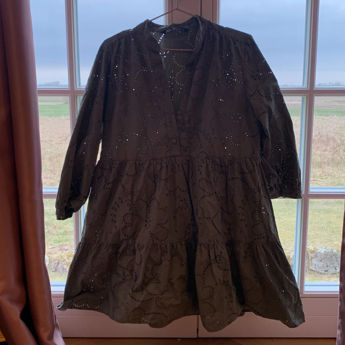 Grön Zara klänning