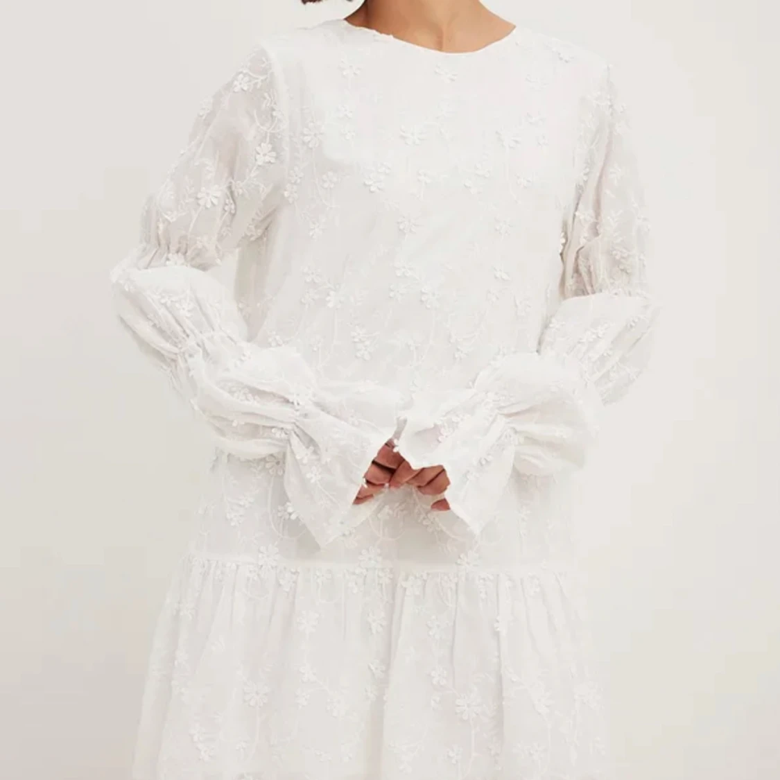 Na-KD vit klänning  - 90