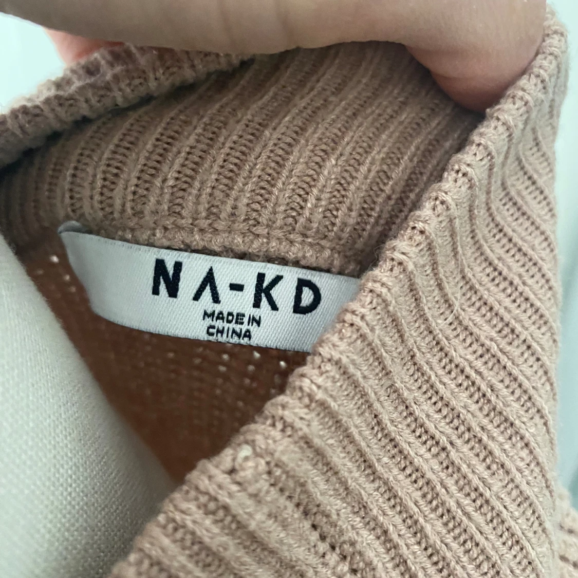 Na-kd tröja beige strl small-medium  - 92