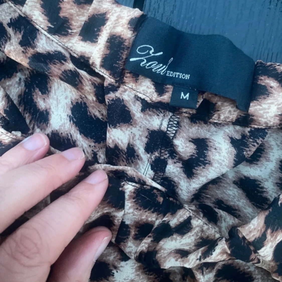 Shorts i leopardmönster  - 91