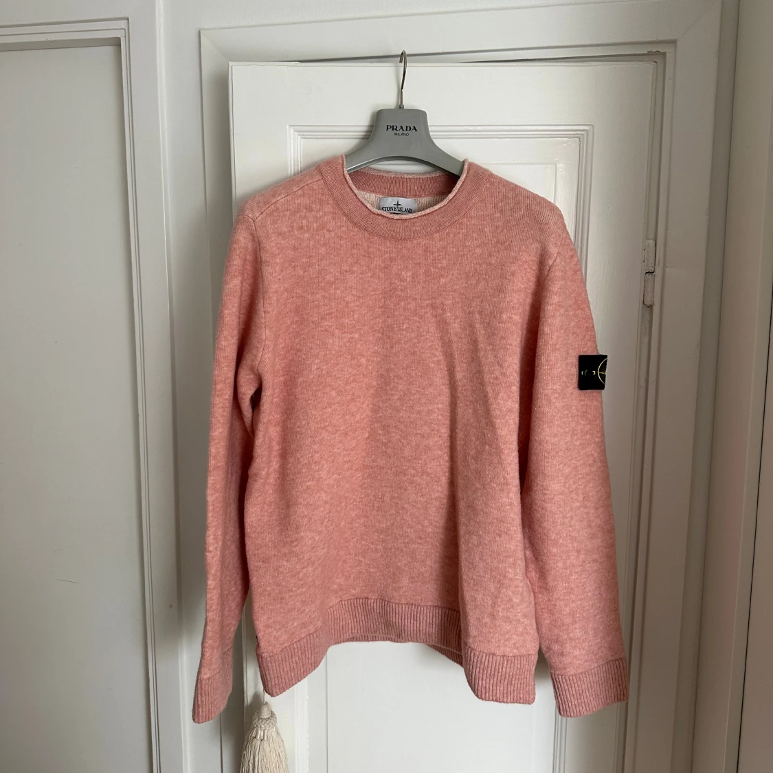 STONE ISLAND - Gauzed Effect Crewneck Knit