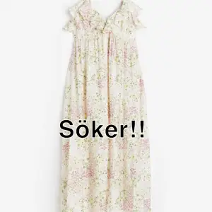 Hej! Är det någon som säljer denna klänningen från hm i storlek S?🥰🙏