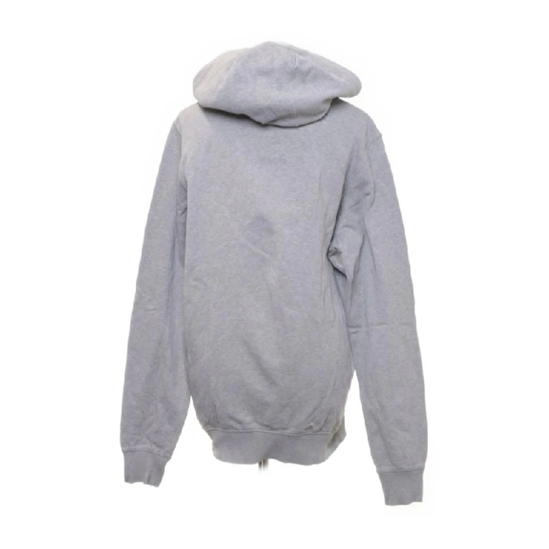 Grå hoodie med tryck - 90