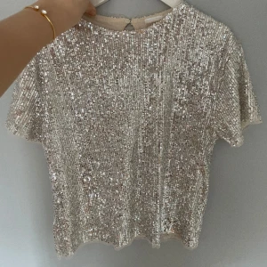 Glitter topp - Säljer denna ursnygga glittriga topp från zara!!
