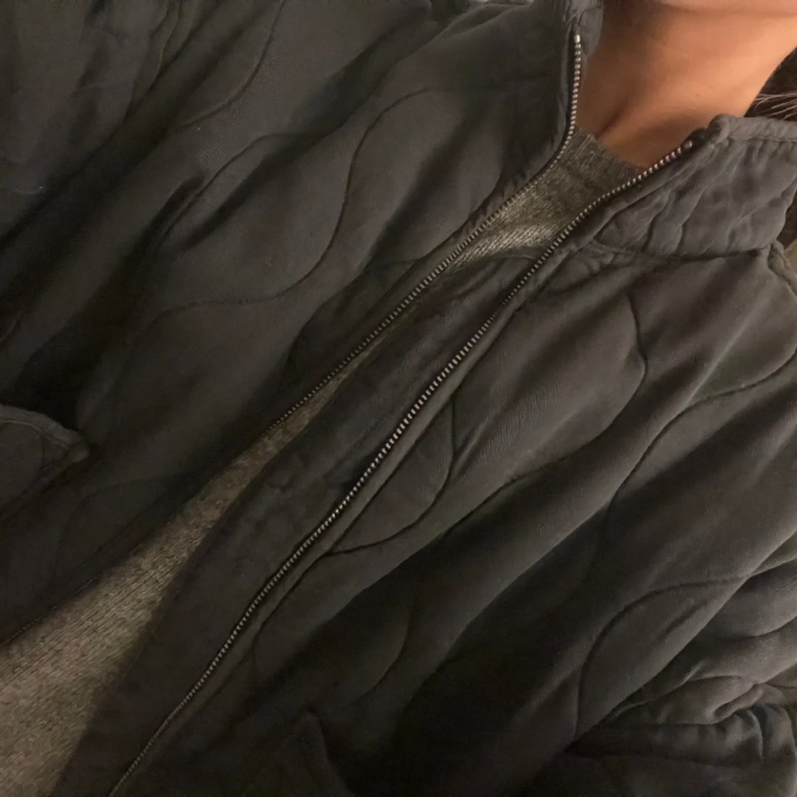 Zara quiltad jacka  - 90