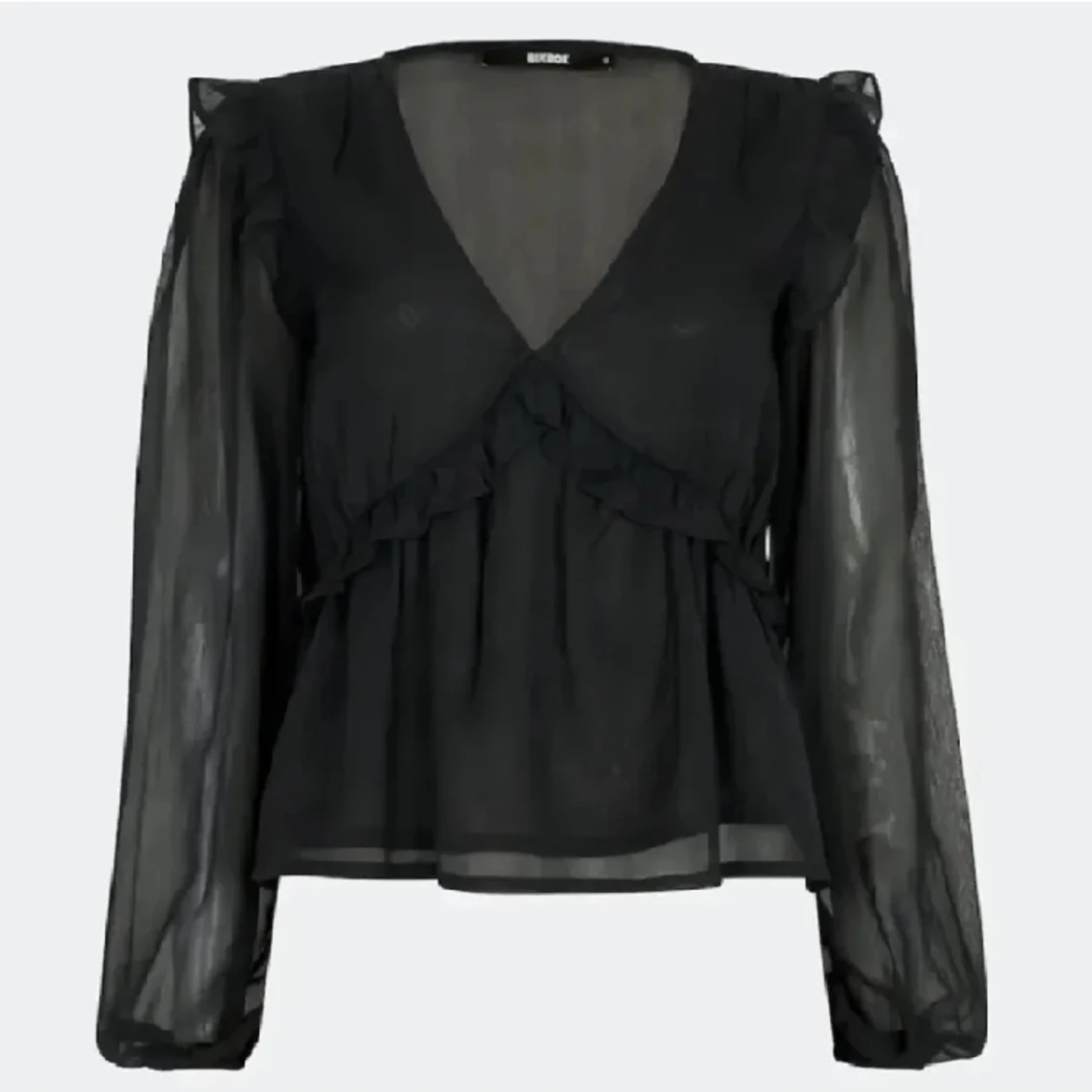 svart bikbok blus - 90