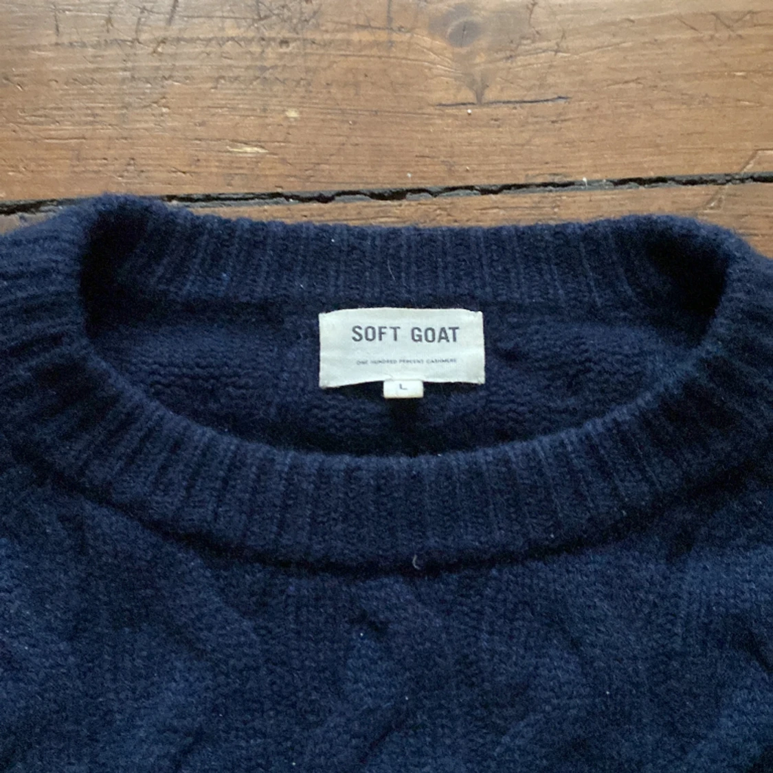 Soft goat stickad tröja - 90