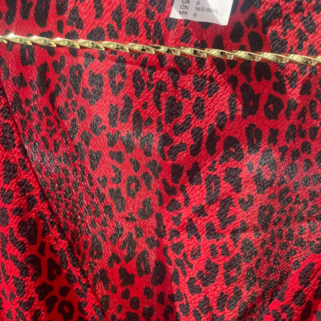 Röd klänning 38 - 90