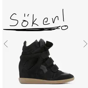 SÖKER!!! Söker ett par Bekett sneakers i strlk 38-39 svart. Max pris 3000❣️ Möts gärna någon stans i sthlm. 