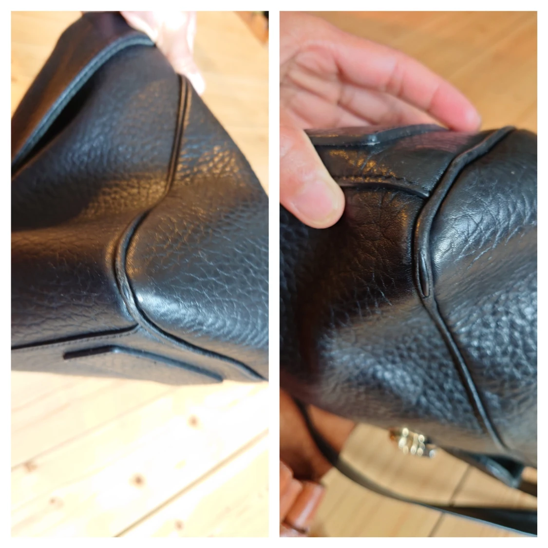 Mulberry Polly Push Lock satchel läder, stl: 34x24x11cm  - 92