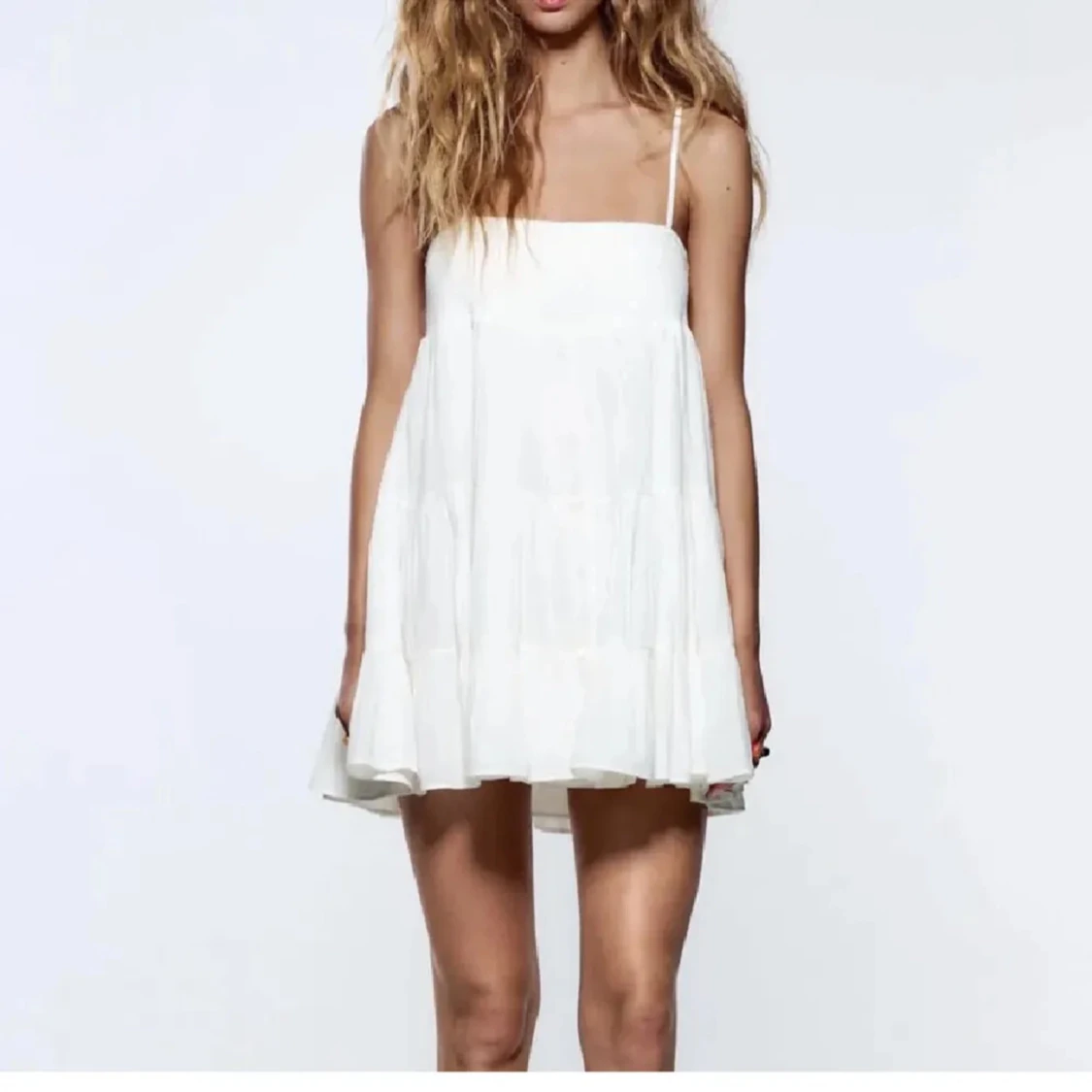 Vit zara klänning - 91