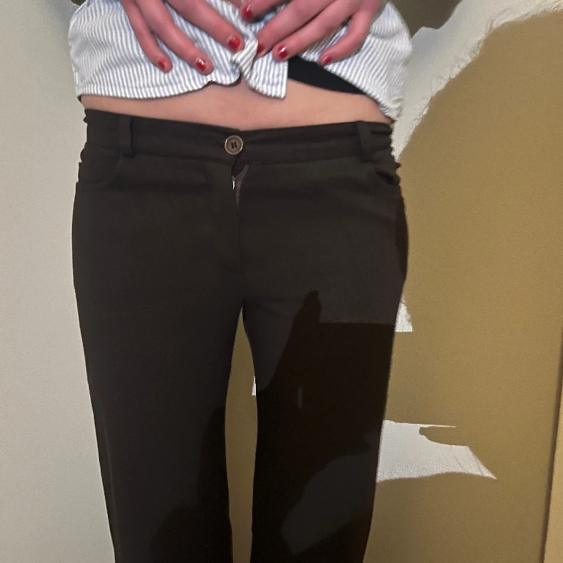 Lågmidjade kostymbyxor - 90