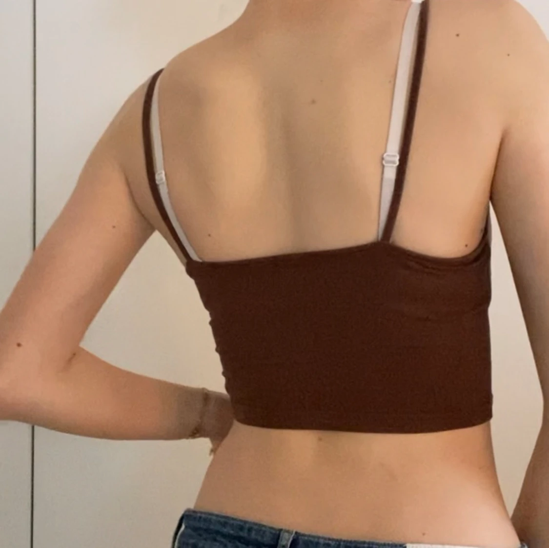 Brunt strass linne - 91