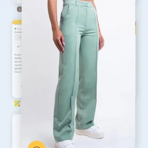 Kostymbyxor - Ett par gröna kostymbyxor från madlady, ordinarie pris 599kr.