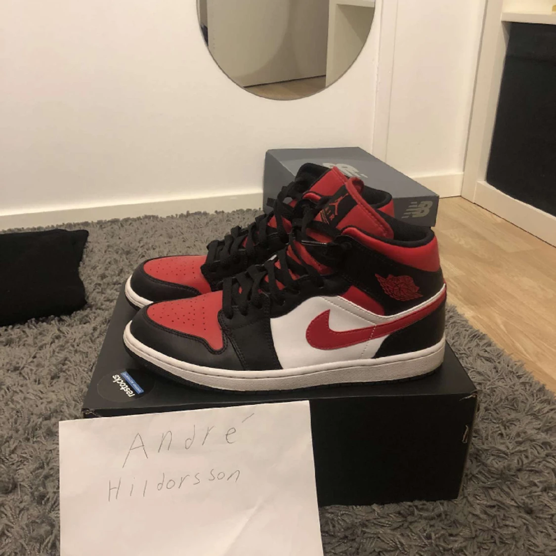 Jordens 1 mid fire red - 90