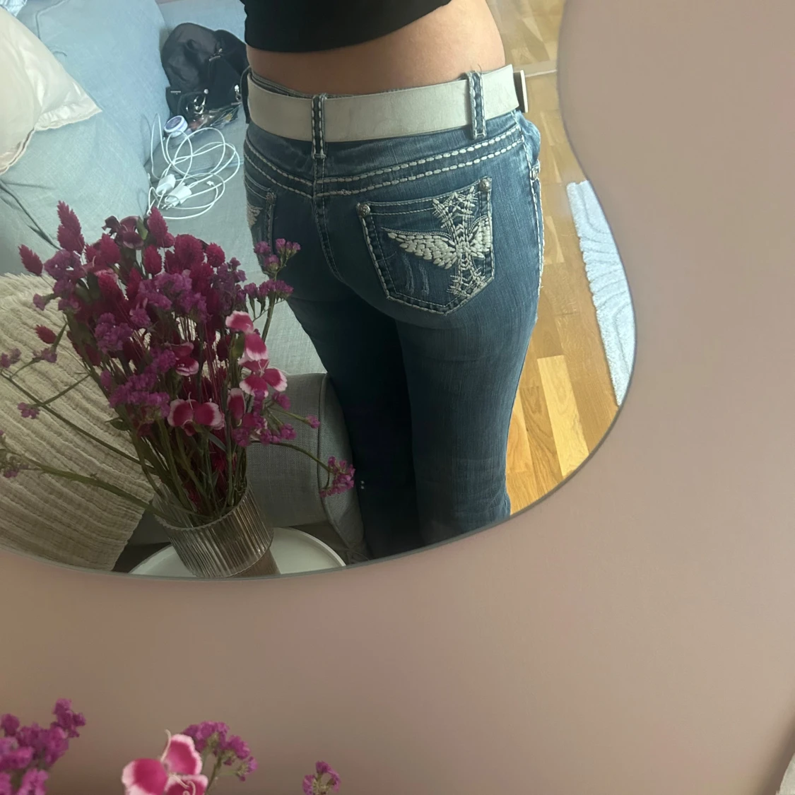 Lågmidjade jeans  - 92