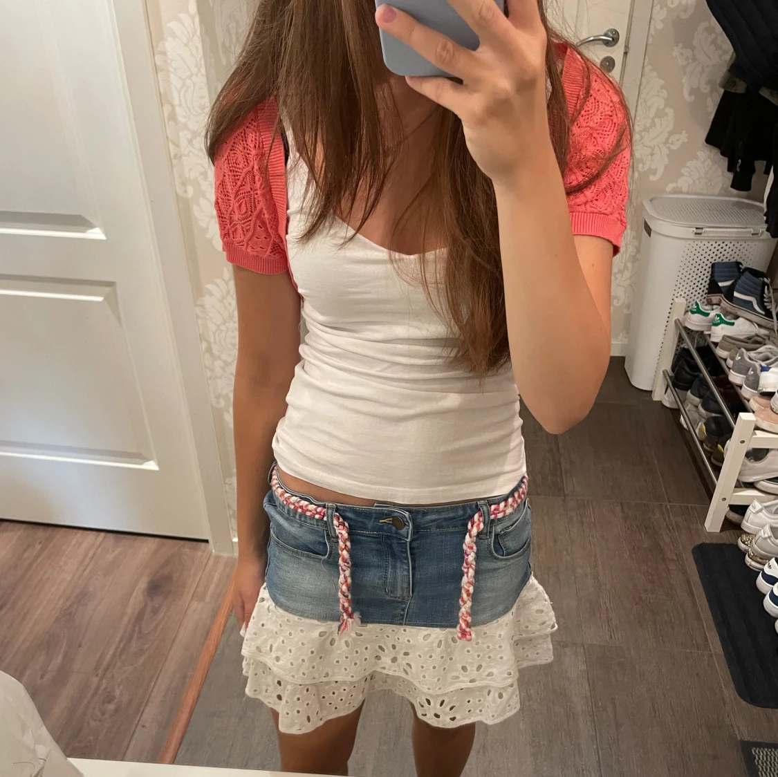 Volang jeanskjol  - 91