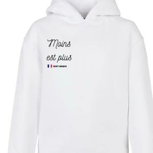 Vit hoodie - Säljer denna snygga hoodie. 10/10 kvalite inga fläckar eller hål, den i helt ny. Om du har frågar bara skriv!