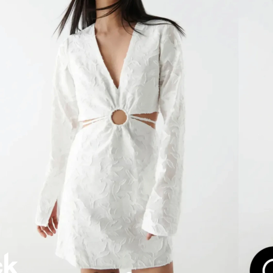 Vit klänning/studentklänning  - 91