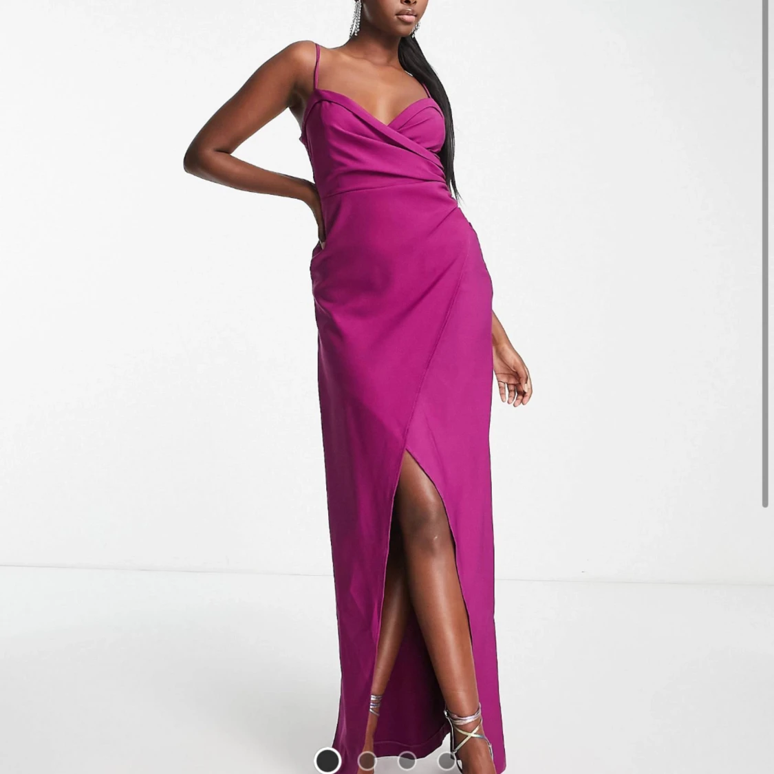 Ny Plommonlila maxiklänning  - 91