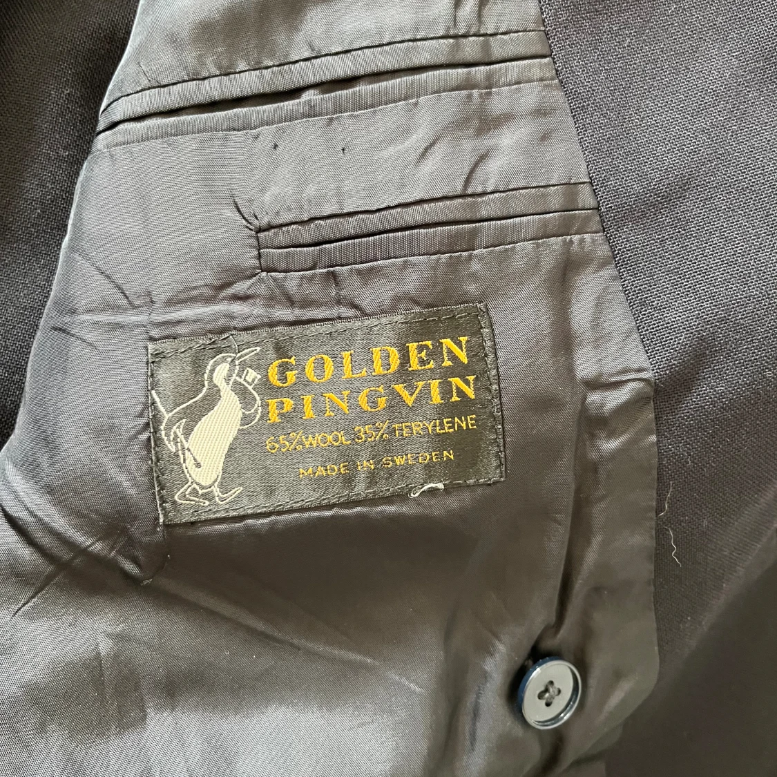 Mörkblå kostym set - 91