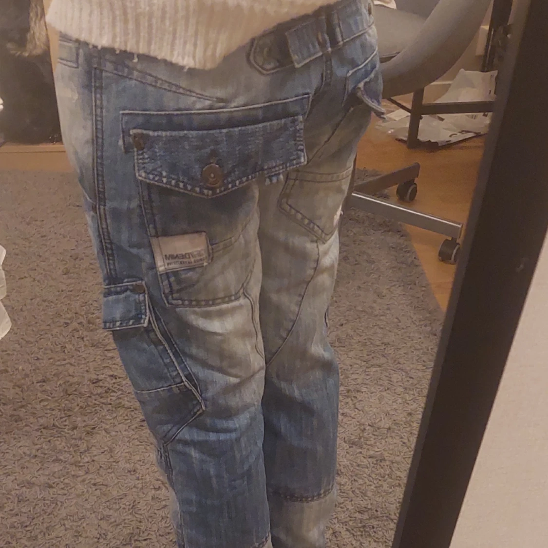 Lågmidjade jeans - 90