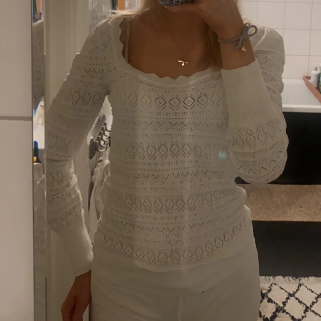 Vit tröja från Vila - 91