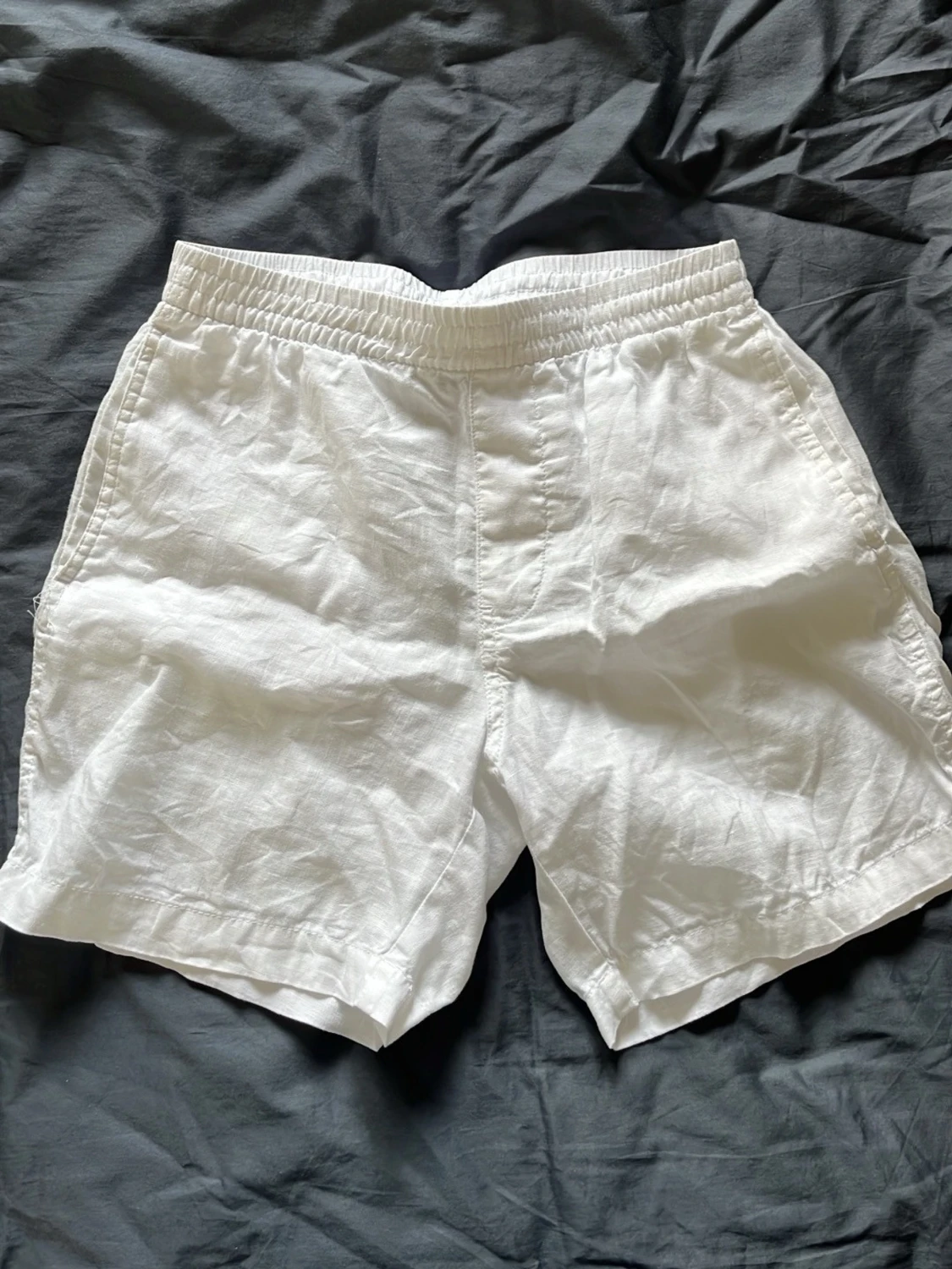 Vita linne-shorts