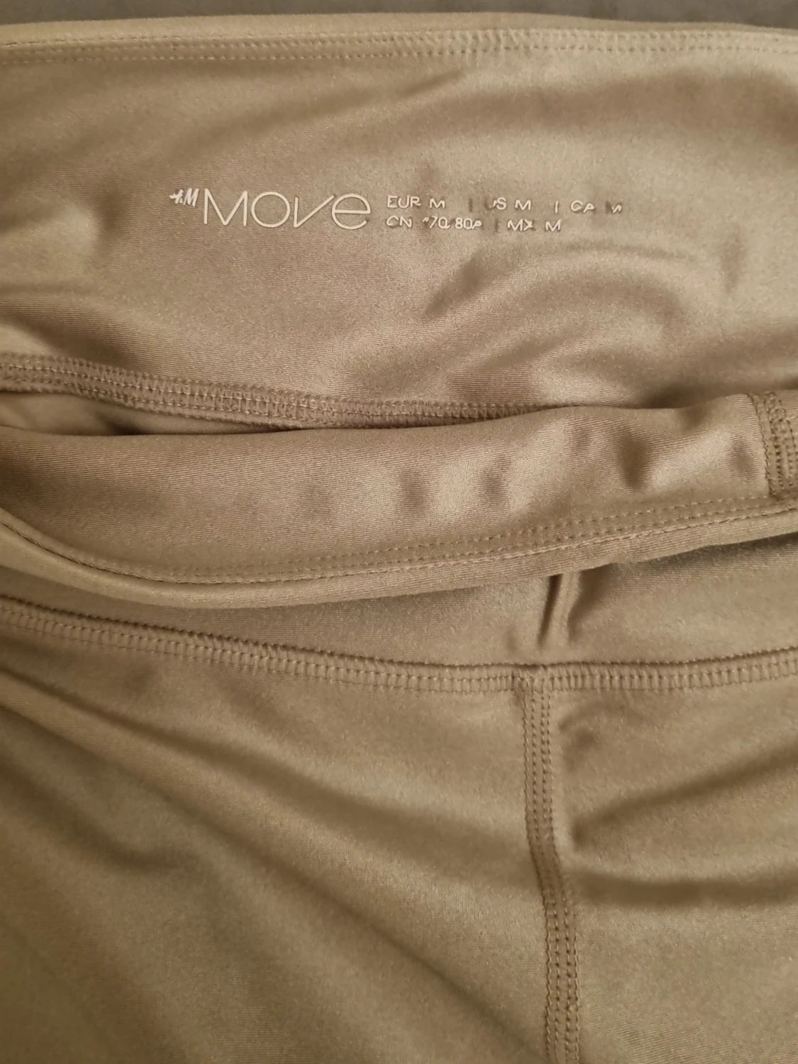 Beige leggings från H&M Move - 1