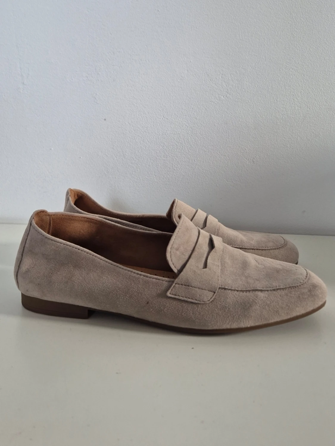 Gabor mocka loafers stl UK 5 innermått 24 cm