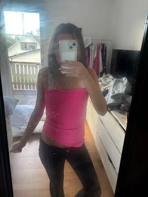 Rosa bandeau tubtopp