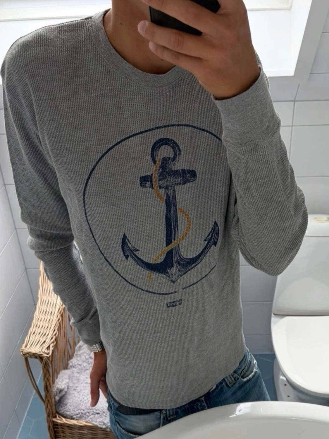 Levi’s Waffle Knit Longsleeve ~ Vintage - 3