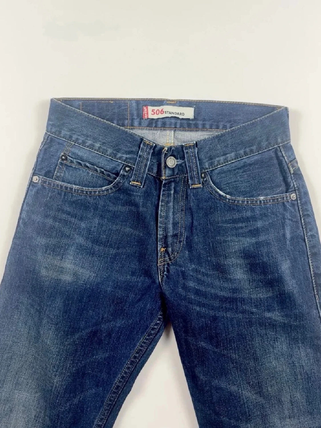 Levi’s 506 Standard Jeans Mörkblå Denim Vintage - 1