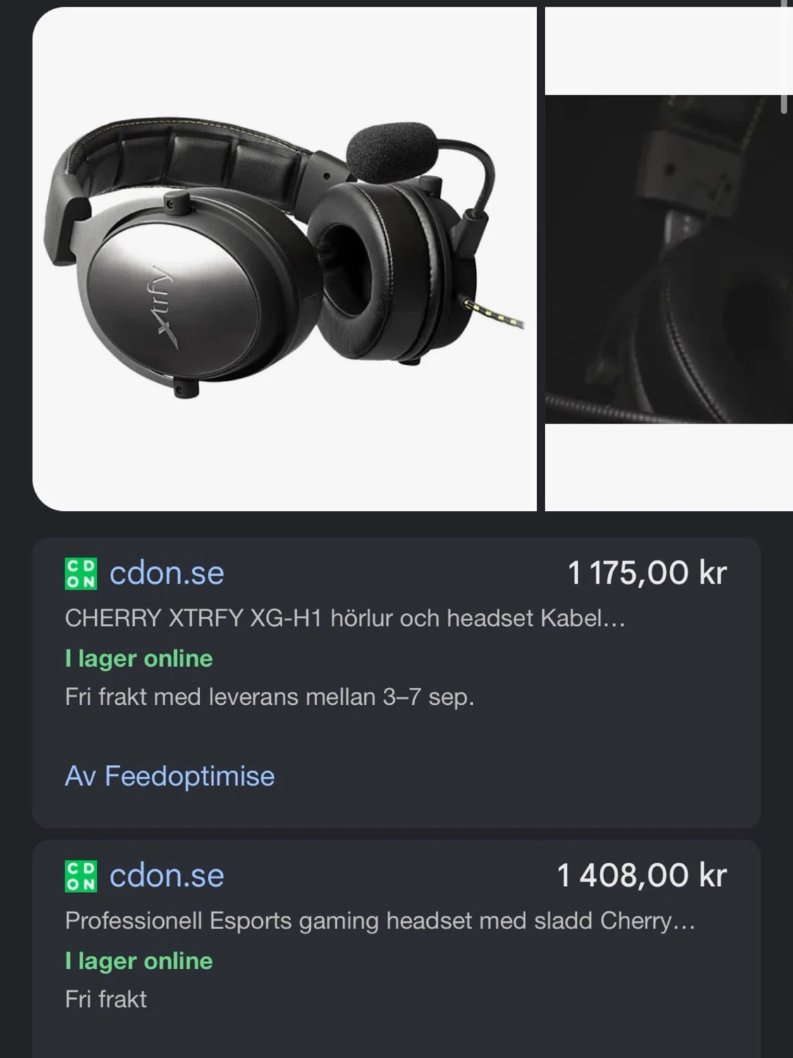 Xtrfy H1 Gaming Headset kostar 1175kr - 1