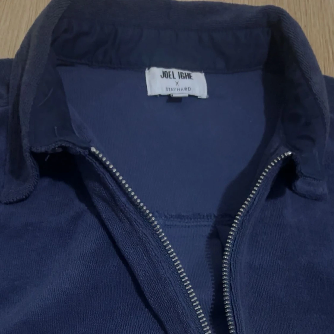 Mörkblå overshirt från Joel Ighe x Stayhard - 3