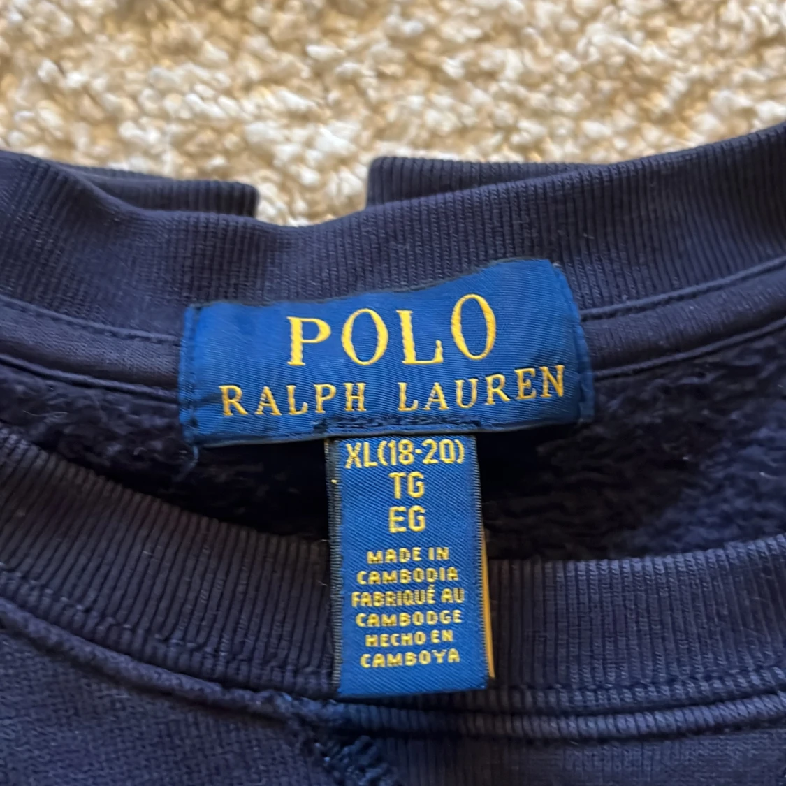 Marinblå sweatshirt från Polo Ralph Lauren - 4