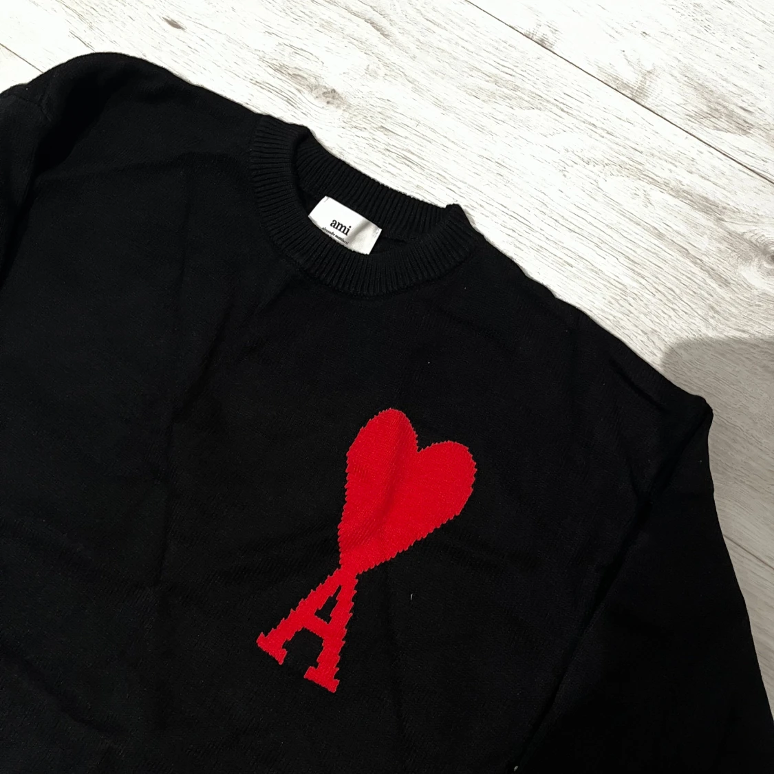 AMI Paris black and red sweater - 1