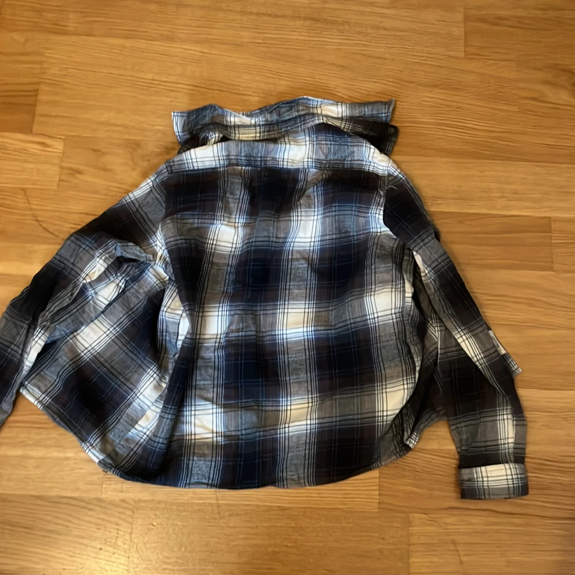 Rutig blå skjorta från Name It - 3