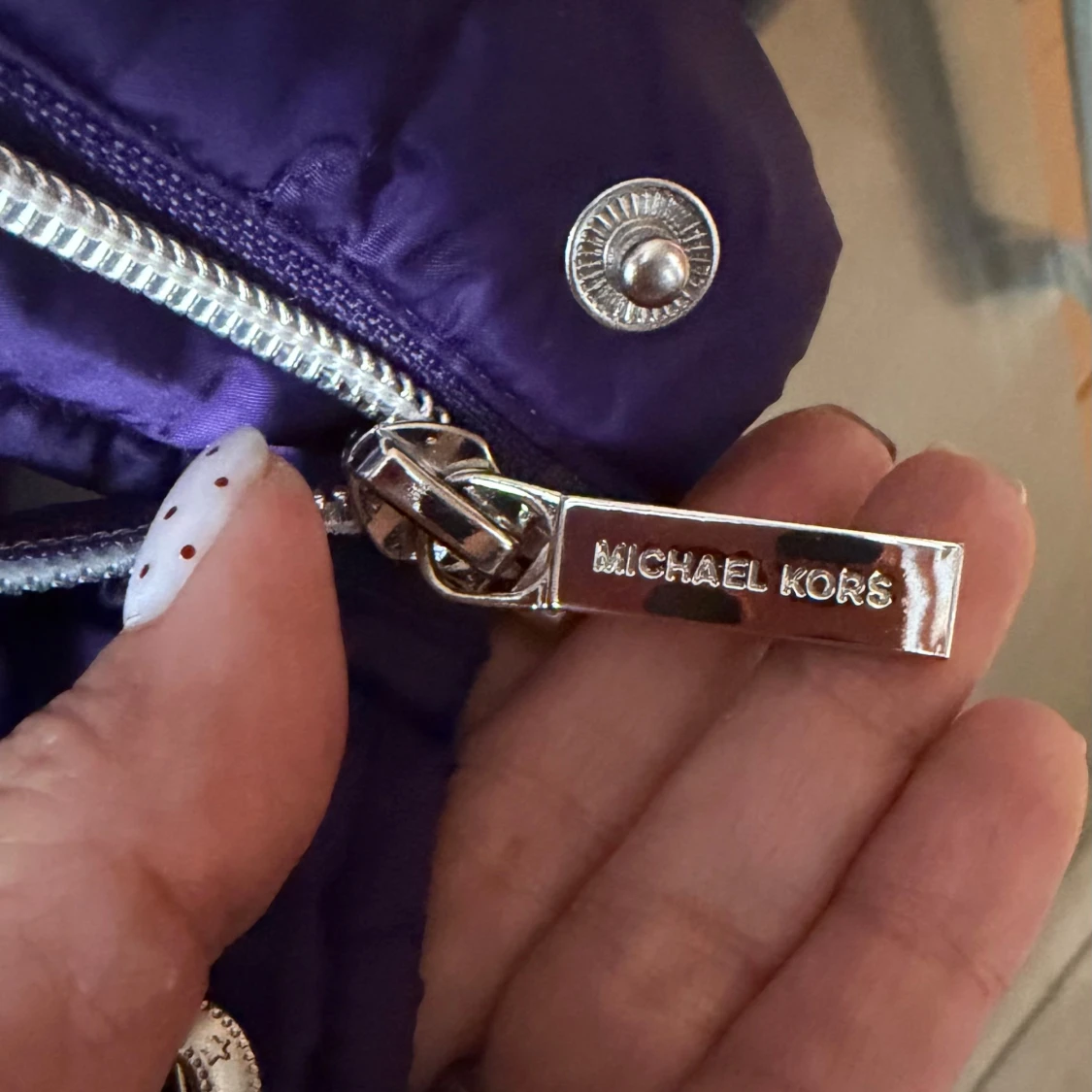 Lila dunjacka från Michael Kors - 3