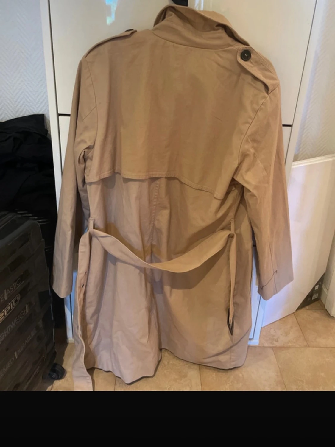 Beige trenchcoat från C, strl 40 - 3