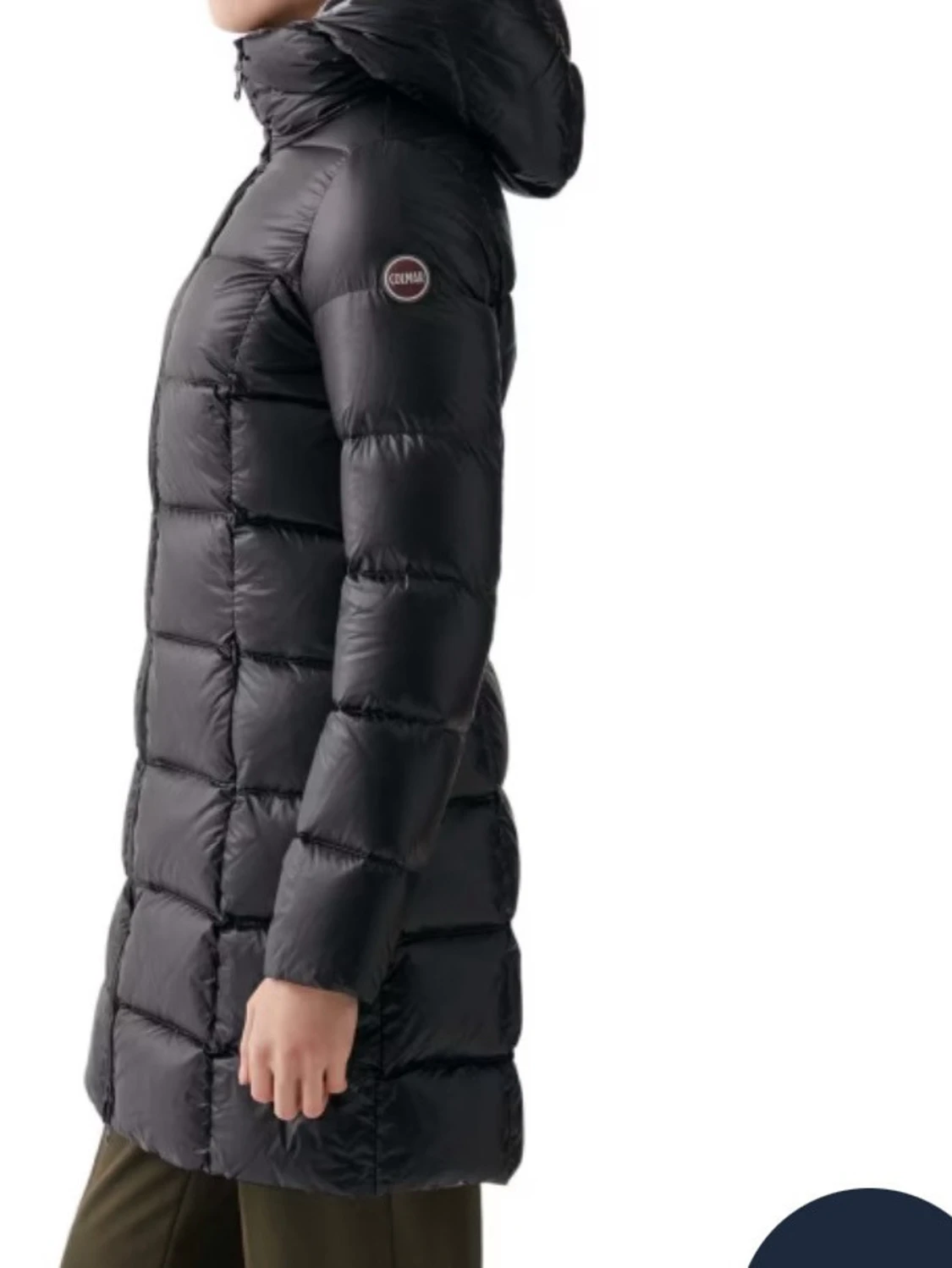 Svart lång dunjacka från Colmar - 1