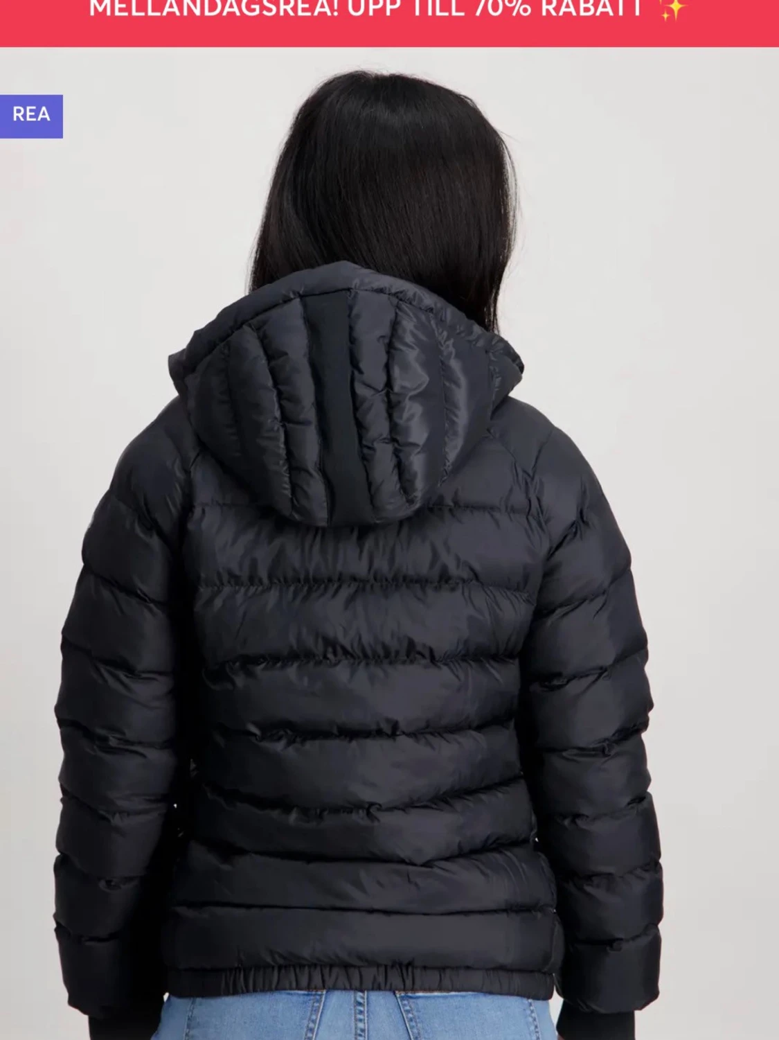 Svart pufferjacka från Peak Performance - 2