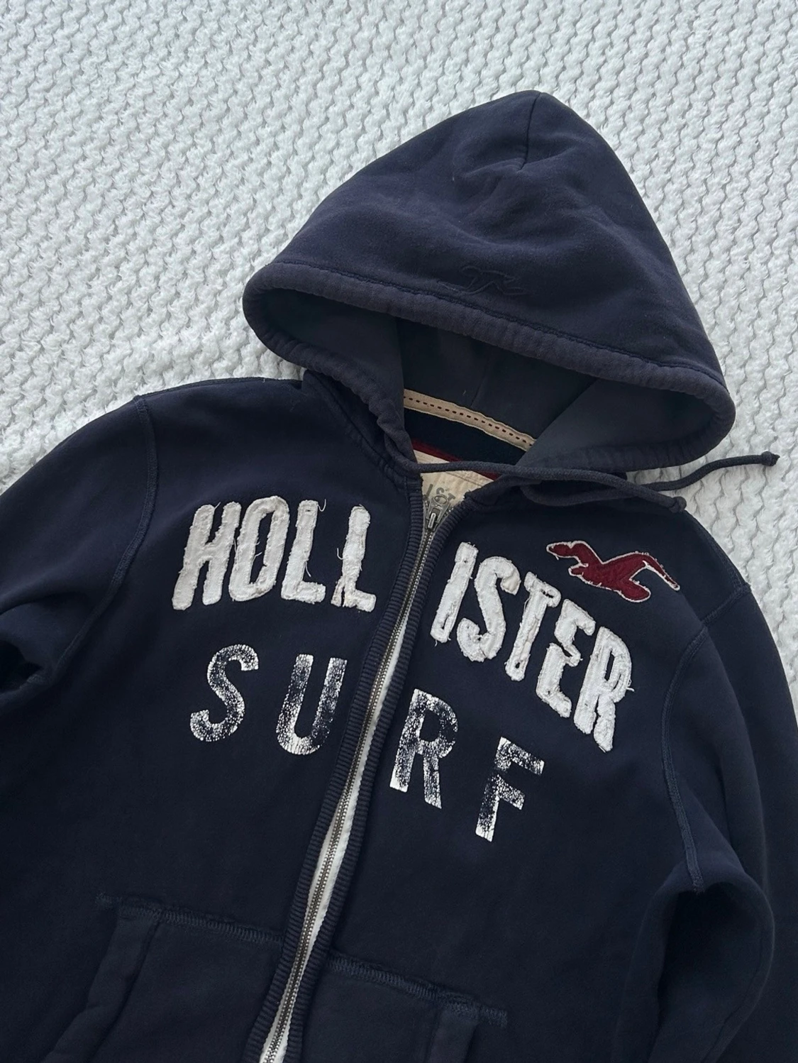 Hollister vintage zip hoodie  - 1
