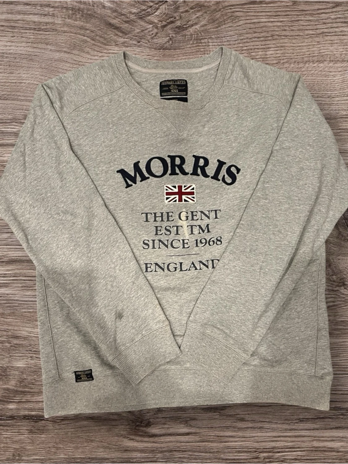Grå sweatshirt från Morris Gents