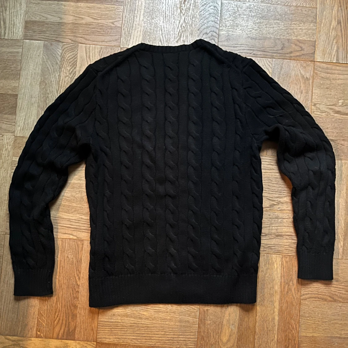 Svart kabelstickad tröja Polo Ralph Lauren - 3