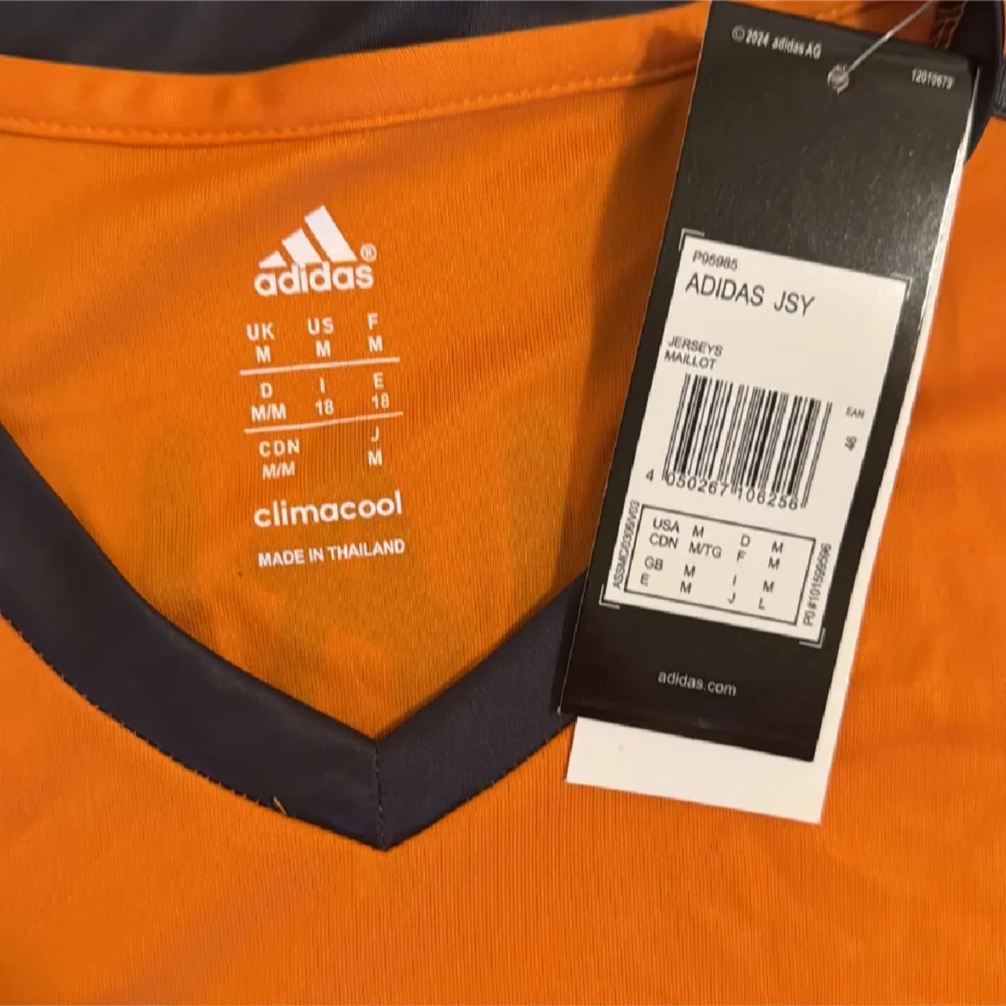 Real Madrid Ronaldo 7 orange Adidas tröja - 2
