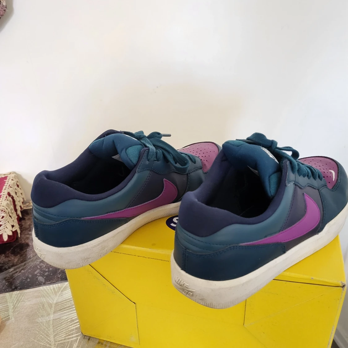 Nike SB sneakers blå/lila strl 42 - 1